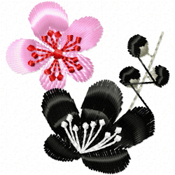 Flowers And Tree Embroidery Design 9 Flowers And Tree Embroidery Design 9
